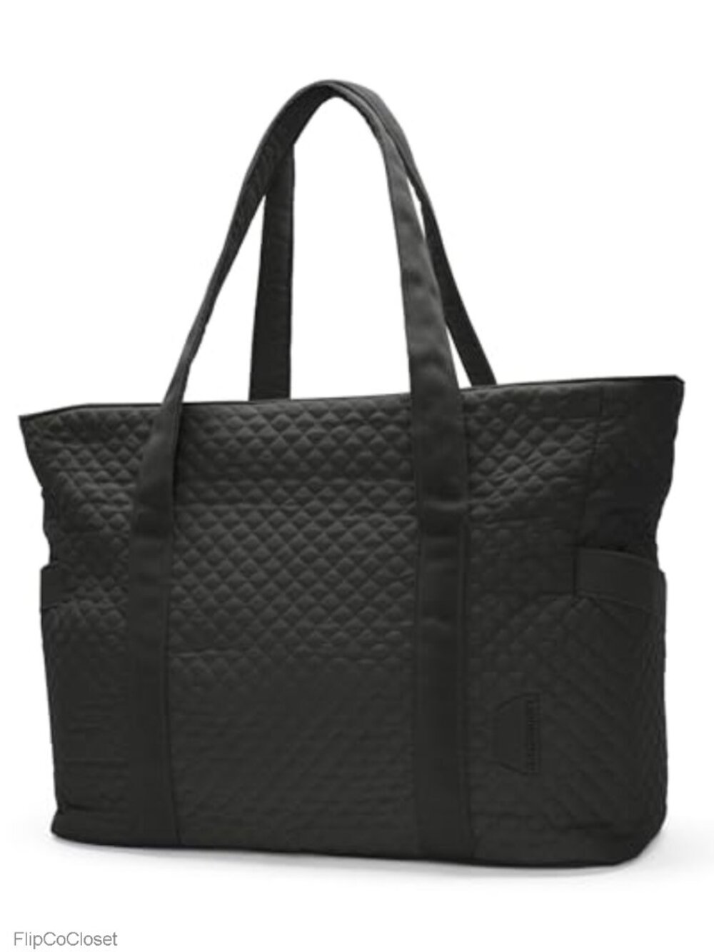Quilted Puffer Tote Bag Large 20L Work Travel Yoga Gym Shoulder Bag
